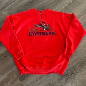 Vintage Northern Reflections 3/4 zip sweatshirt